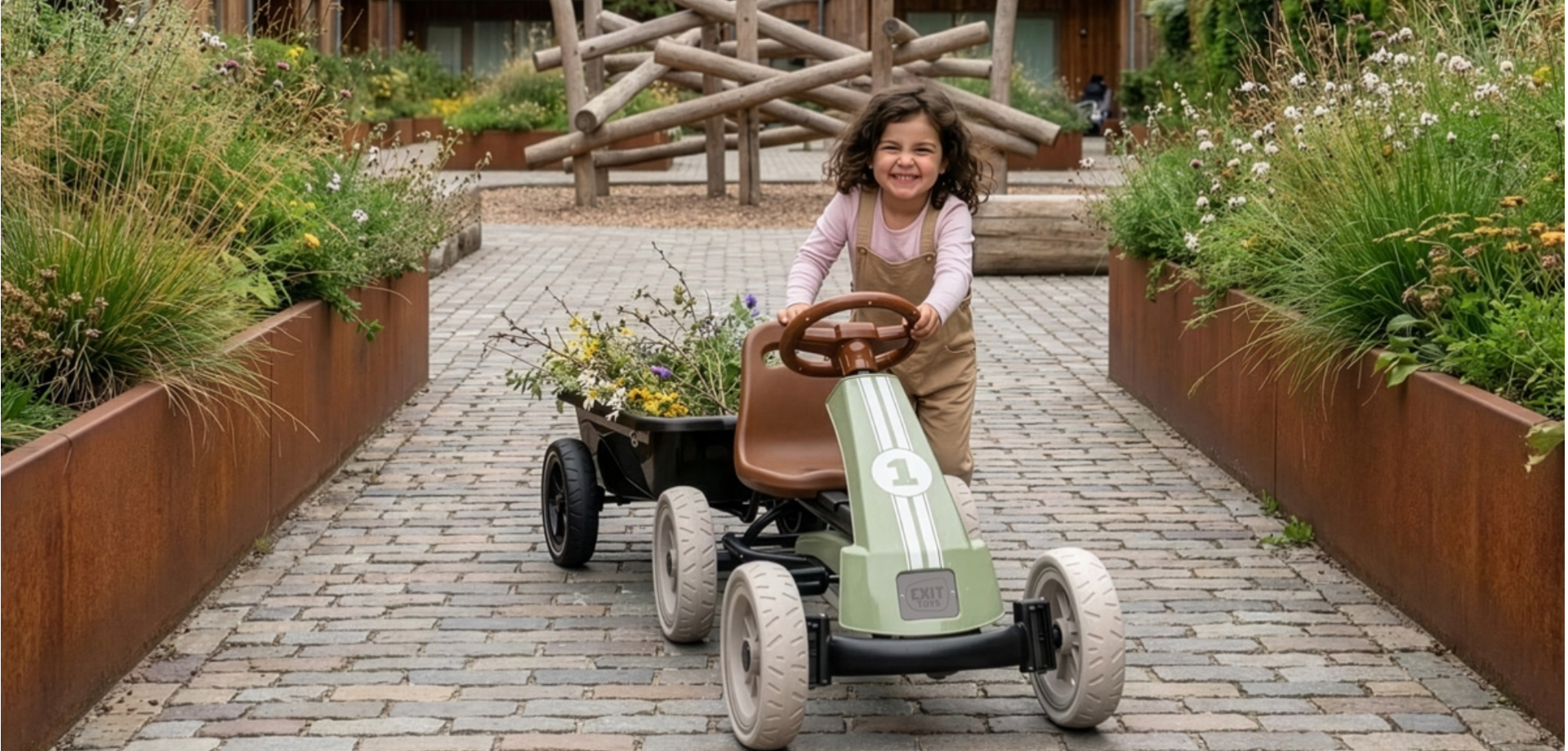 EXIT Foxy gokart med pedaler